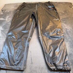 Columbia Titanium OutDry Extreme Waterproof Rain Pants Gray Womens 2X NWT